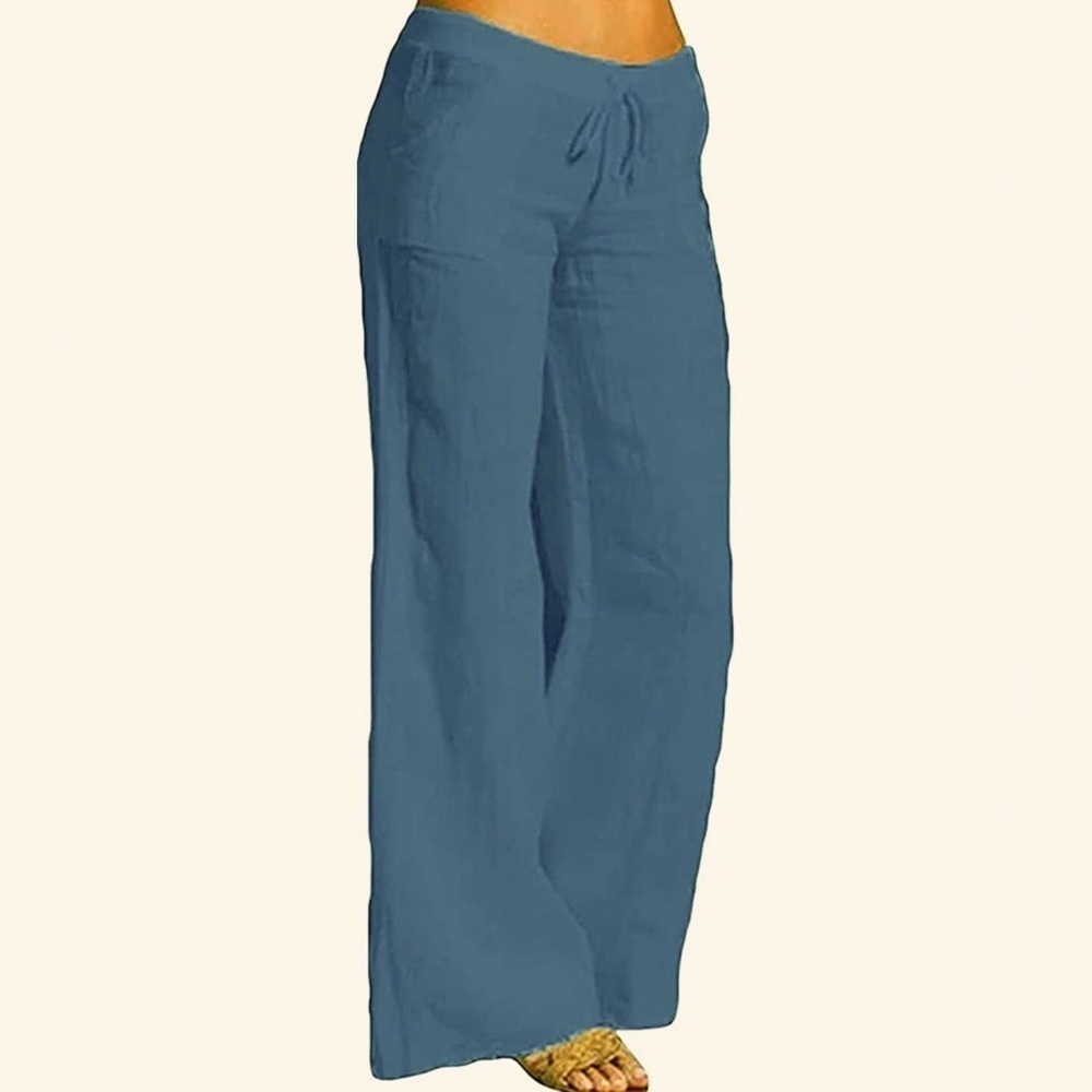 COPY - Rushiabar cotton linen high waist trouser pants! NWT